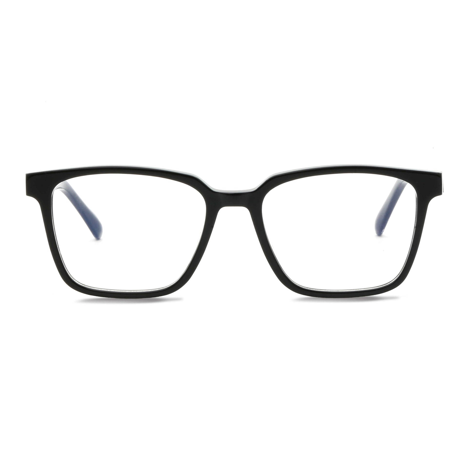 Kai Kai lentes ópticos negro vista frontal para hombre y mujer #color_negro