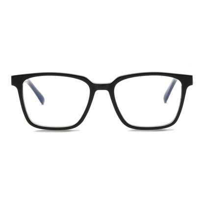 Kai Kai lentes ópticos negro vista frontal para hombre y mujer #color_negro
