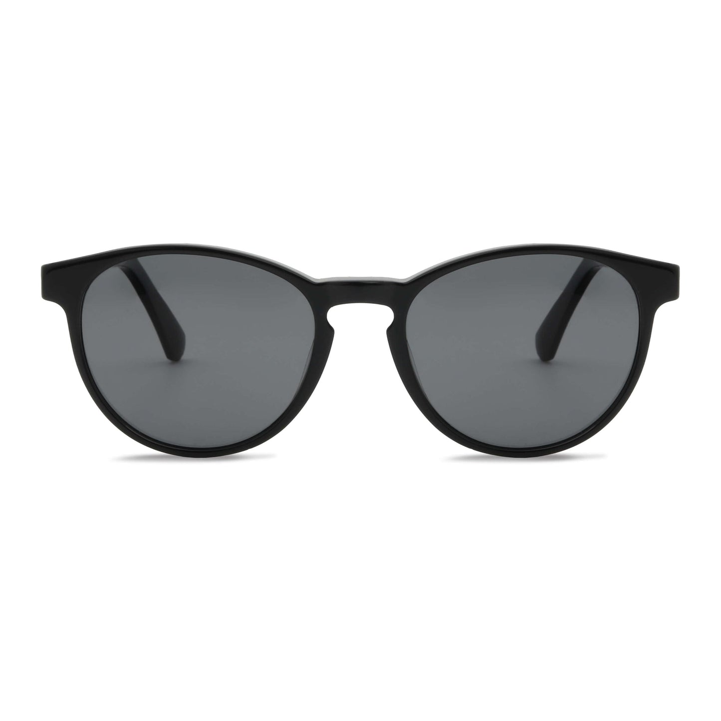 Chiloé 220 lentes de sol UV400 acabado tono negro estilo retro para hombre y mujer #color_negro