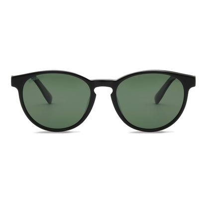 Chiloé 220 en verde G15 lentes polarizados de frente patas de madera #color_g15