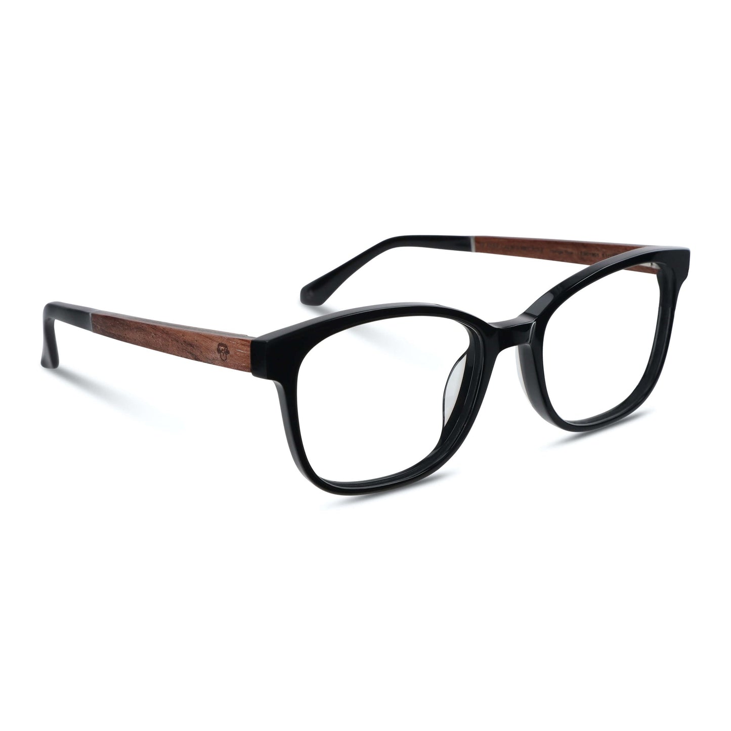 Hanga Roa Low Bridge lentes con receta negro vista frontal para mujer #color_negro