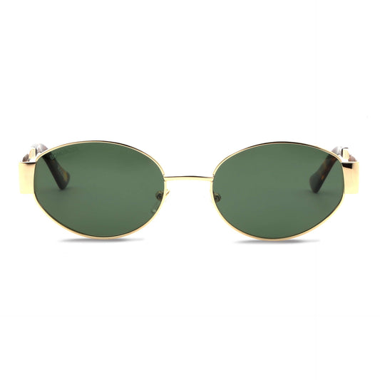 anteojos gafas de sol lentes polarizados dorados con g15 geometricos de moda italiana originales diseñador #color_g15