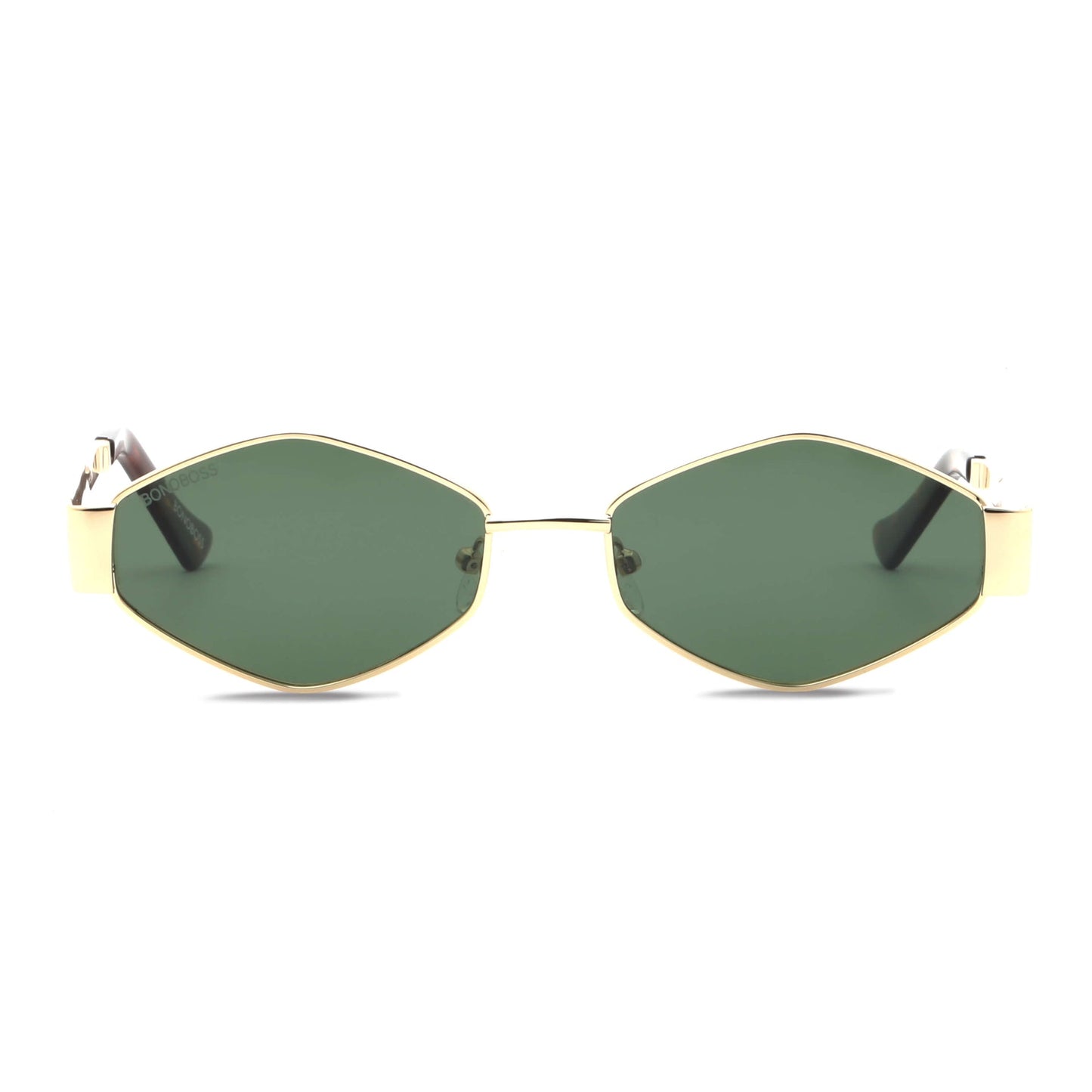 Vista frontal Valkyrie gafas de sol color verde G15 #color_g15