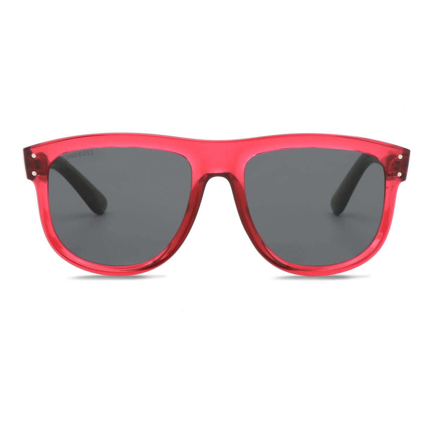 Vista frontal de GirlFriend Reverse gafas polarizadas color rojo para mujer #color_rojo