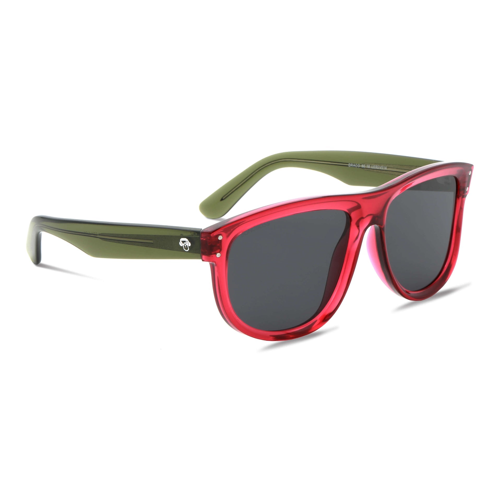 GirlFriend Reverse anteojos de sol rojo diseño frontal para mujer #color_rojo