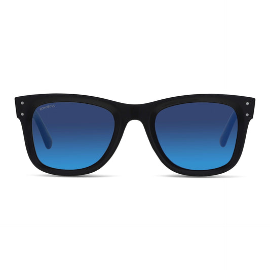 Frontal Acacia Reverse lentes de sol hombre espejado azul plástico reciclado #color_espejado-azul