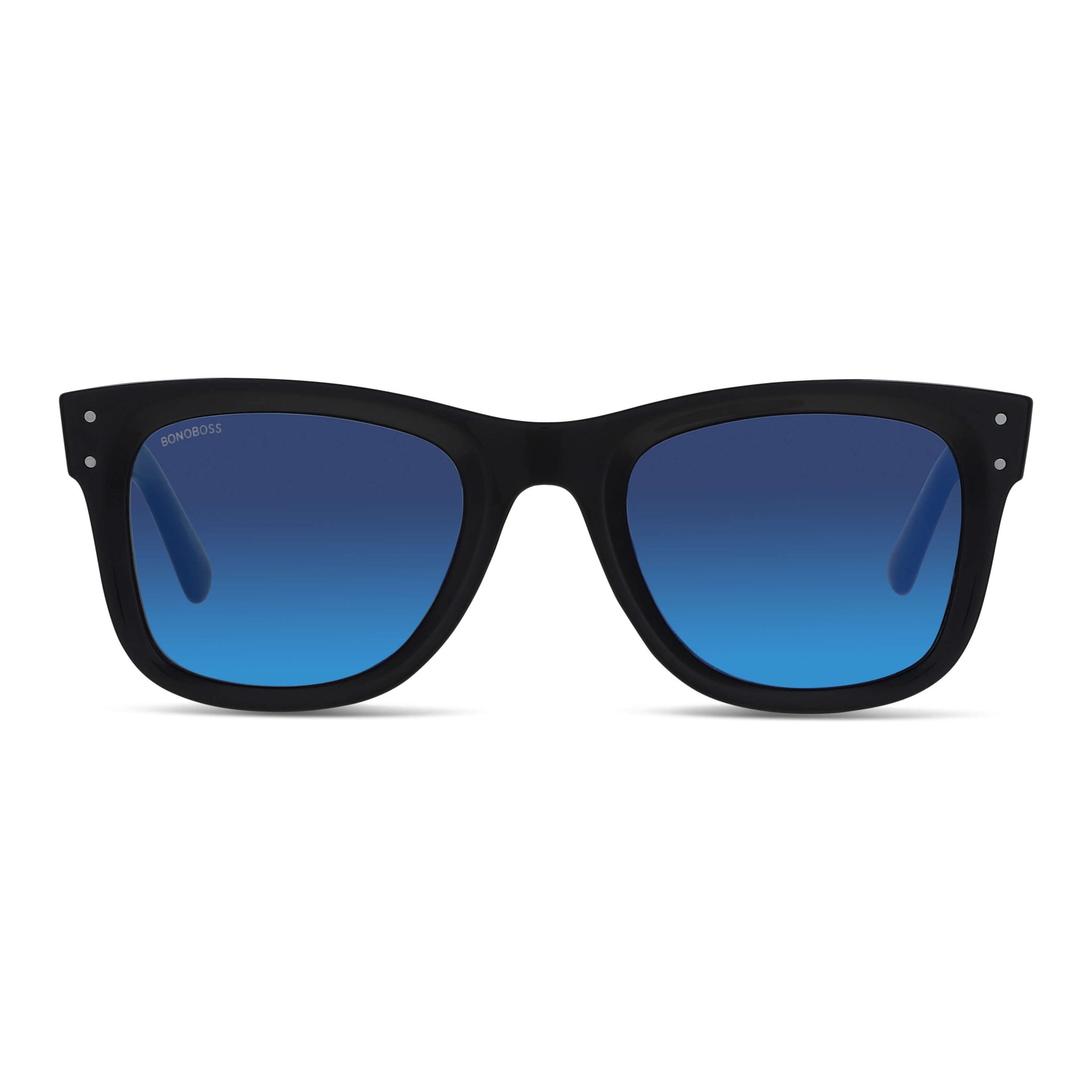 anteojos de sol polarizados para hombre y mujer color negro cristal azul #color_espejado-azul