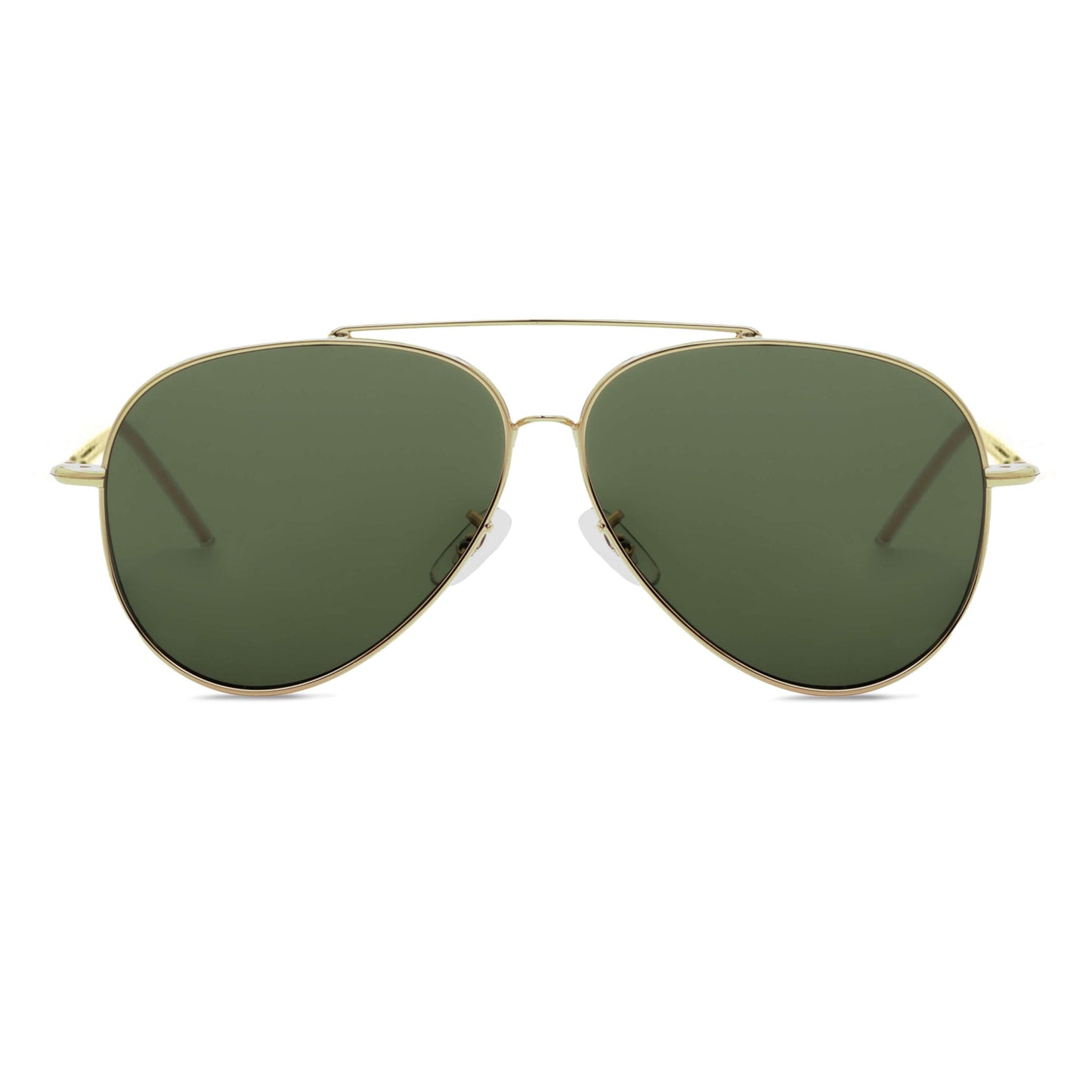 Maverick Reverse lentes de sol G15 verde militar vista frontal diseño universal #color_g15