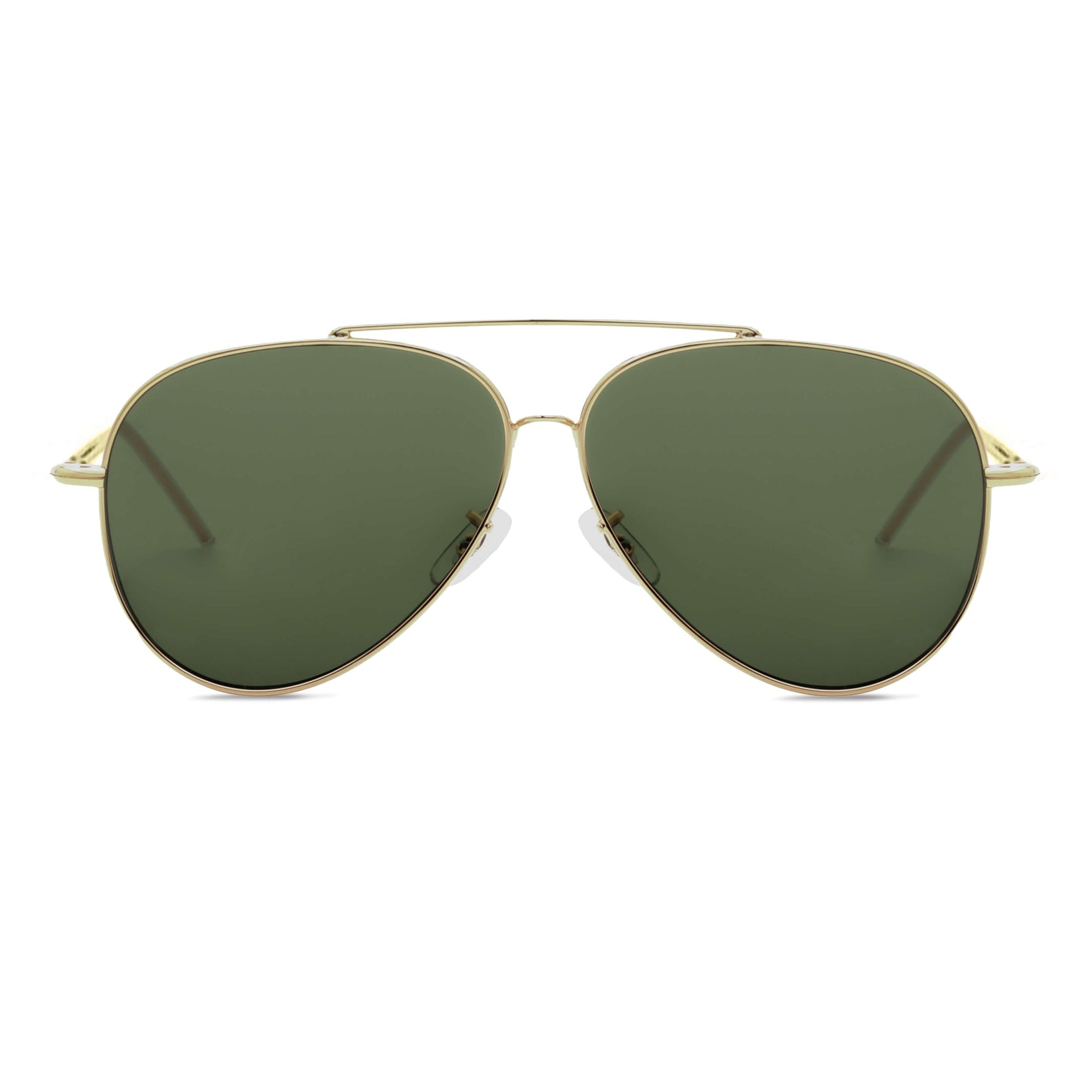 Maverick Reverse lentes de sol G15 verde militar vista frontal diseño universal #color_g15