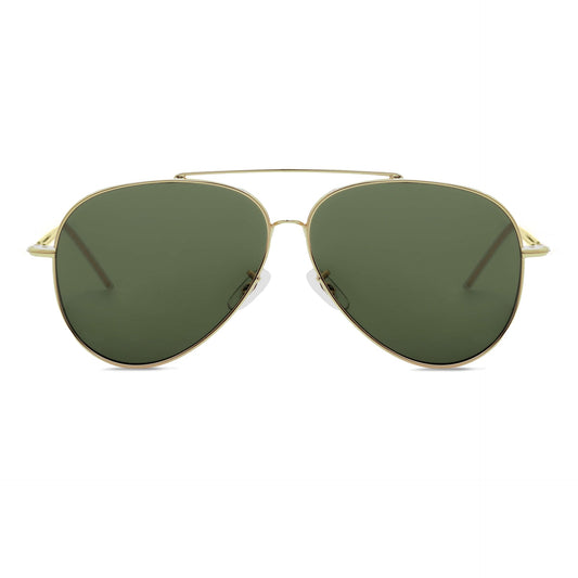 Maverick Reverse lentes de sol G15 verde militar vista frontal diseño universal #color_g15