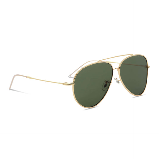 Vista frontal Maverick Reverse gafas de sol color verde G15 #color_g15