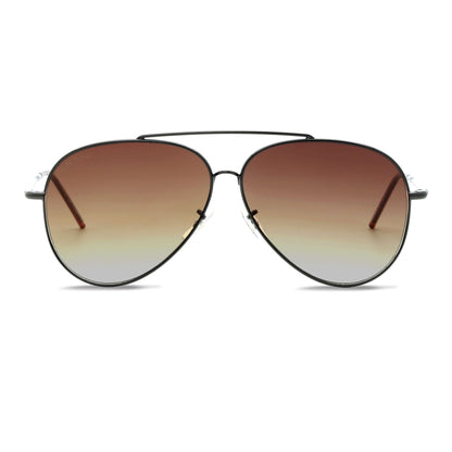 Maverick Reverse anteojos de sol gun metal diseño frontal para hombre y mujer #color_gun