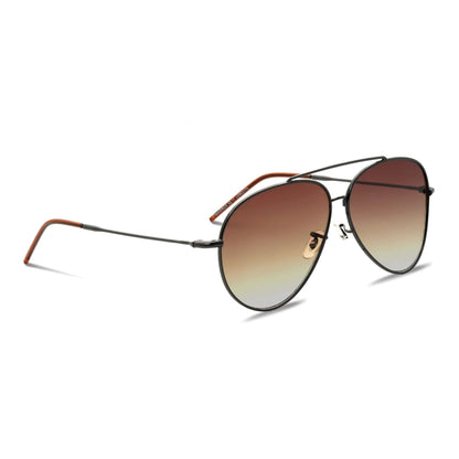 Maverick Reverse lentes polarizados gun metal vista frontal para hombre y mujer #color_gun