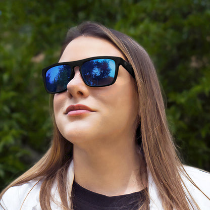 Vista frontal Lautaro Dark Designer's gafas de sol color azul sky #color_sky