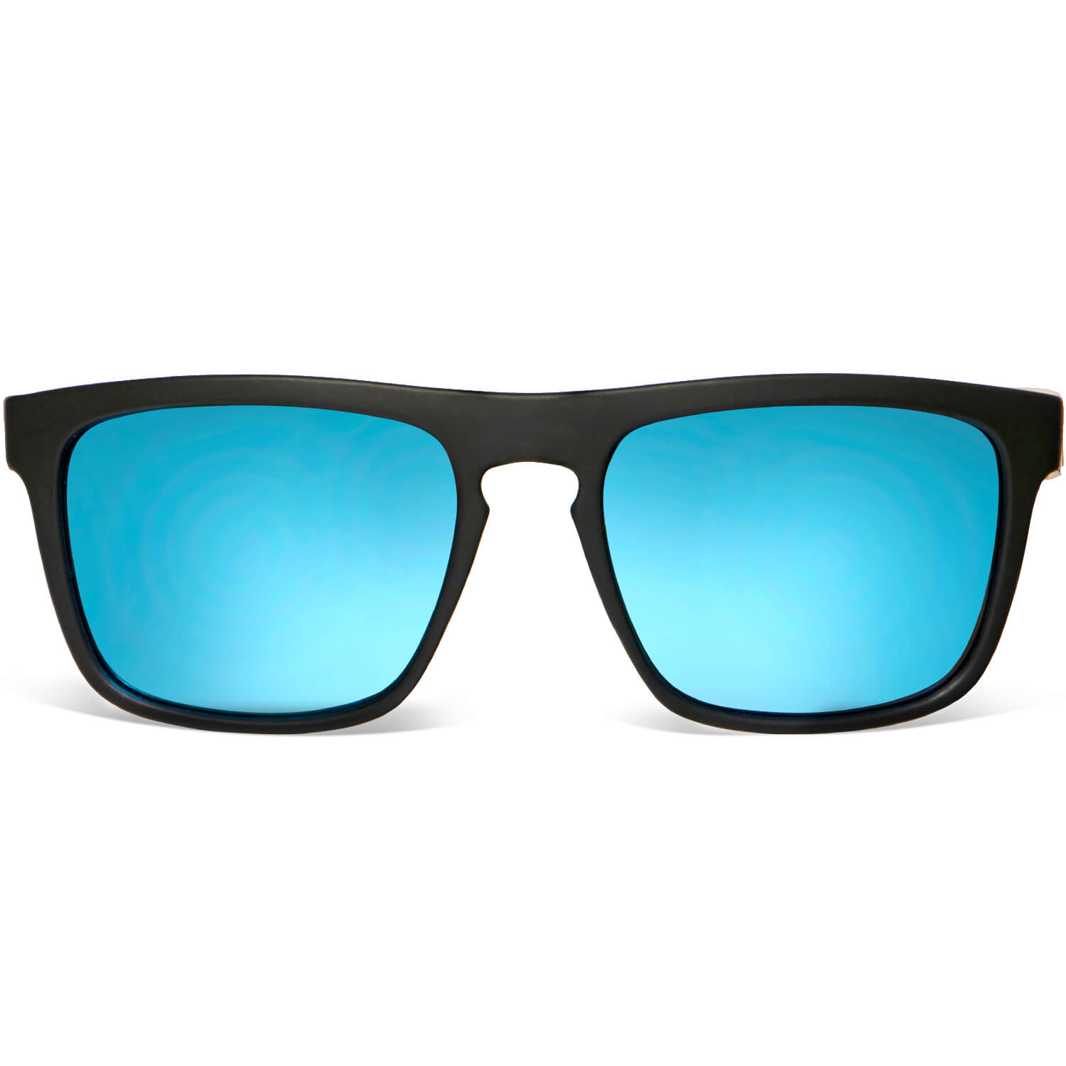 Negro azabache Lautaro Dark vista 3/4 lentes de sol hombre con bisagra flexible #color_negro
