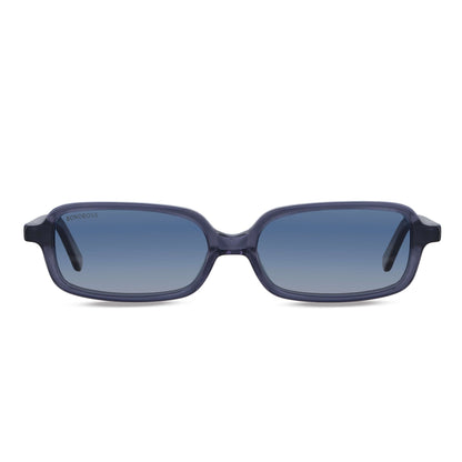 Navarino lentes ópticos azul vista frontal para mujer #color_azul