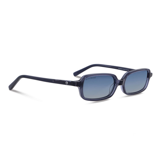 Vista frontal de Navarino gafas ópticos color azul para mujer #color_azul