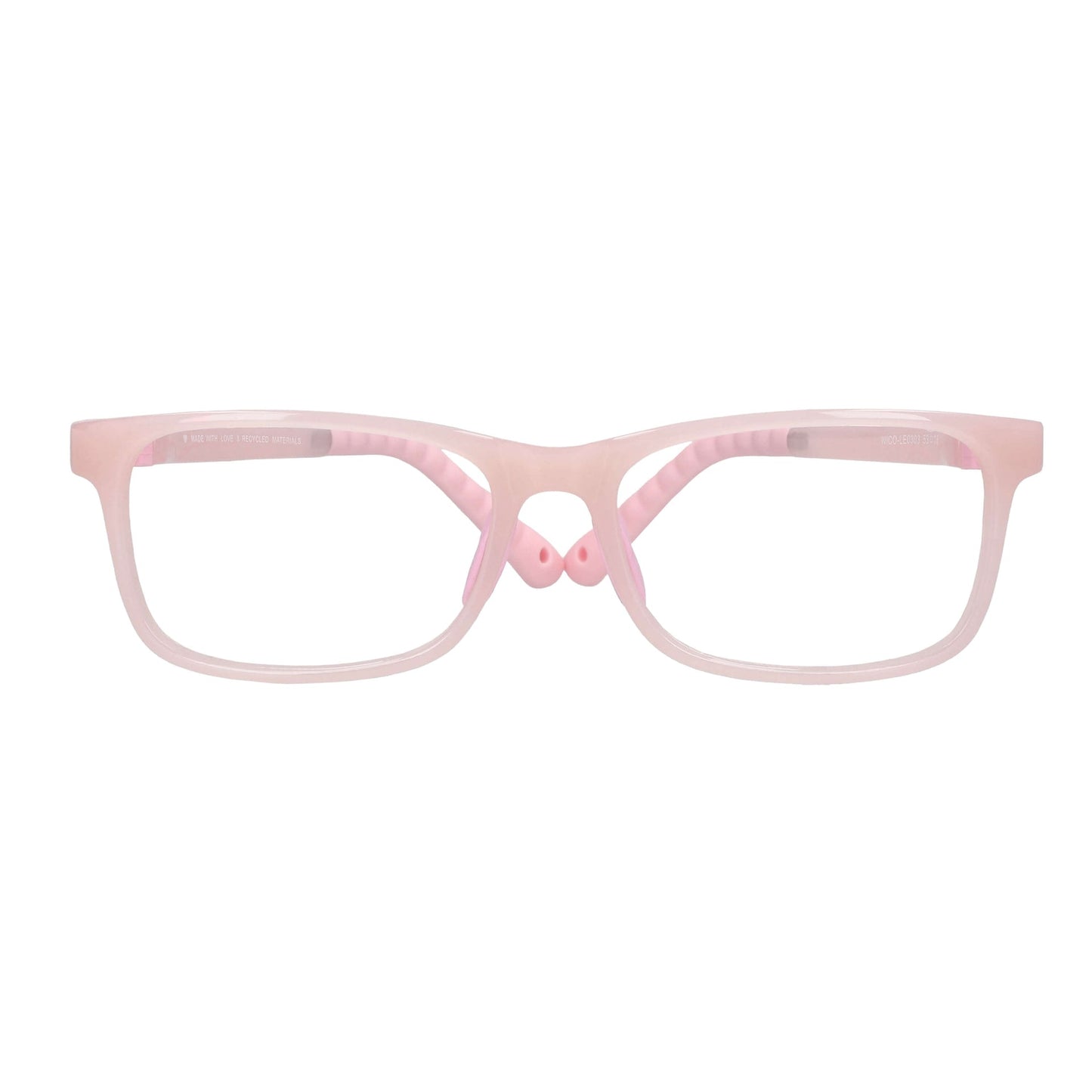 BonoKids Nico Clip lentes con receta rosado vista frontal para mujer #color_rosado