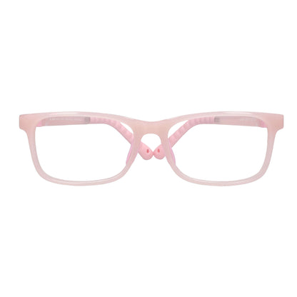 BonoKids Nico Clip lentes con receta rosado vista frontal para mujer #color_rosado
