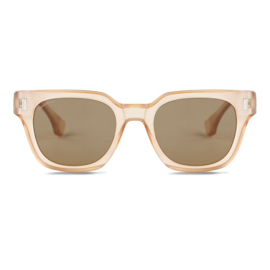 Osorno RPET lentes de sol champagne vista frontal diseño universal #color_champagne