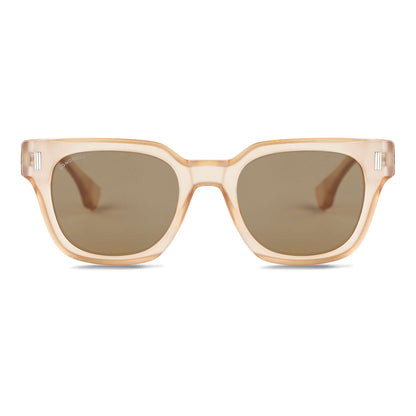 Osorno RPET lentes de sol champagne vista frontal diseño universal #color_champagne
