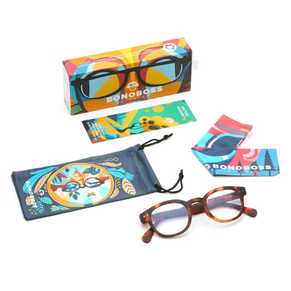 Lentes lectura Hawaii Carey redondos filtro luz azul proteccion UV400 antirreflejo carey unisex Bonoboss #editorial_detail2 #color_default