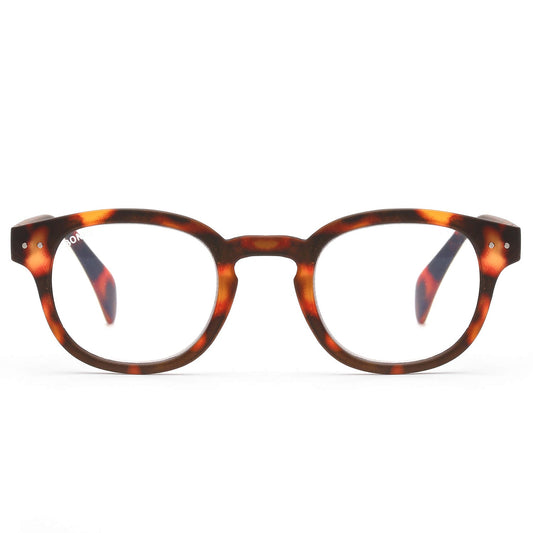 Lentes lectura Hawaii Carey redondos filtro luz azul proteccion UV400 antirreflejo RPET reciclado carey unisex Bonoboss #editorial_detail1 #color_default