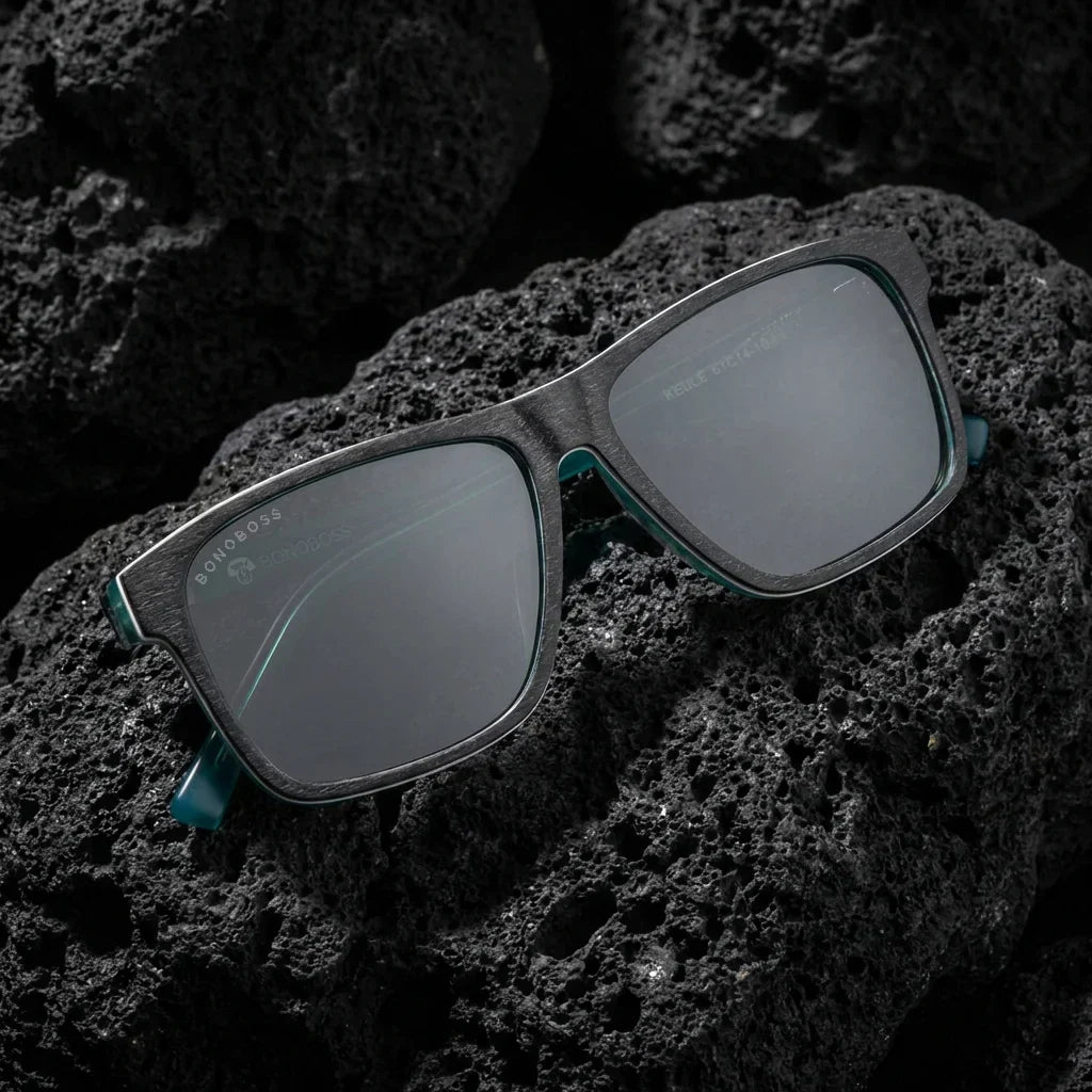 Frontal Keule XL lentes de sol hombre azul oscuro plástico reciclado #color_darkblue