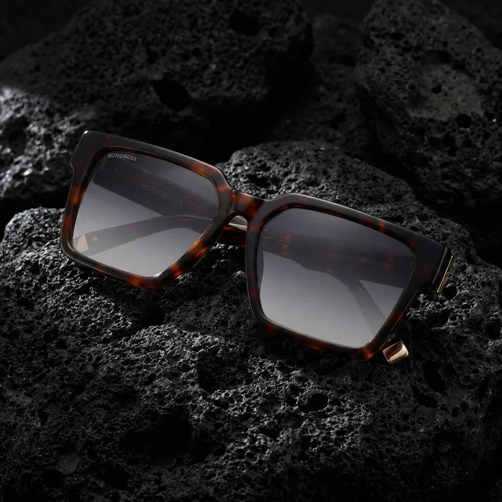 Montenegro lentes polarizados hombre carey tortoise diseño frontal #color_carey
