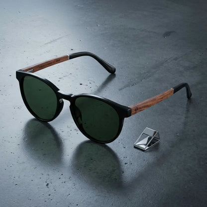 Diseño Chiloé 220 anteojos polarizados color verde militar G15 frontal hombre y mujer #color_g15