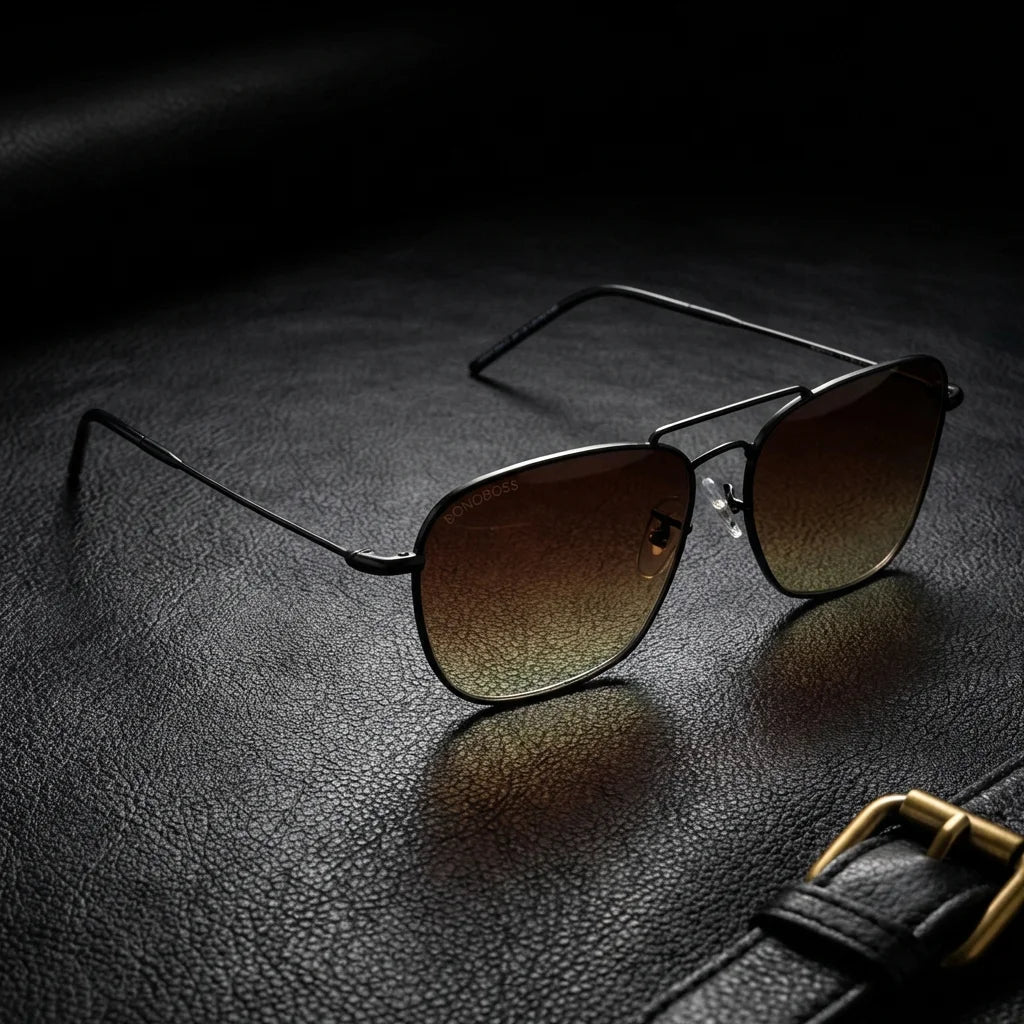 Gun metal Commander Reverse lentes de sol mujer vista de frente #color_gun