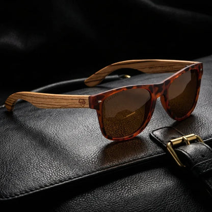 Acacia lentes de sol mujer con acabado premium vista frontal #color_carey-brown