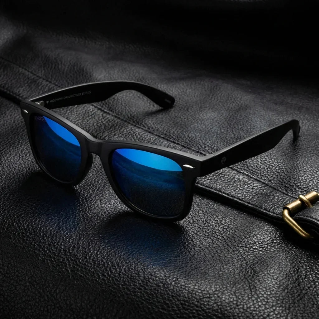 Acacio RPET gafas polarizadas sky diseño frontal para hombre y mujer #color_sky