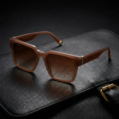 Brown Montenegro lentes de sol mujer vista de frente #color_brown
