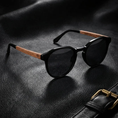 Galápagos lentes de sol UV400 acabado tono negro estilo retro para hombre y mujer #color_negro