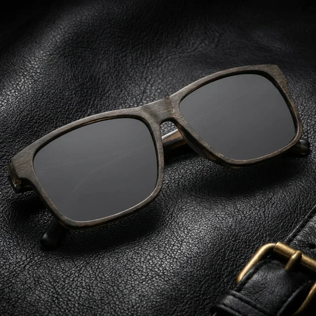 Vista frontal de Keule XL lentes de sol color para hombre y mujer #color_cacao