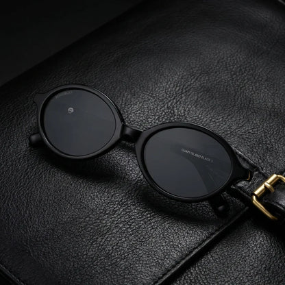 Guapi Island lentes de sol UV400 acabado tono negro estilo retro para hombre y mujer #color_negro