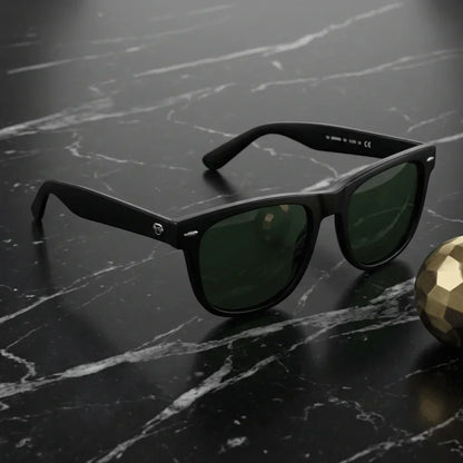 Frontal Acacia XL gafas de sol verde militar G15 plástico reciclado #color_g15