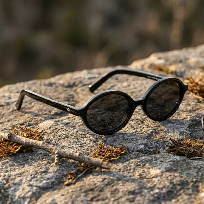 Lentes sol Guapi Island polarizados UV400 paisaje patagonico naturaleza sustentable Bonoboss #color_negro