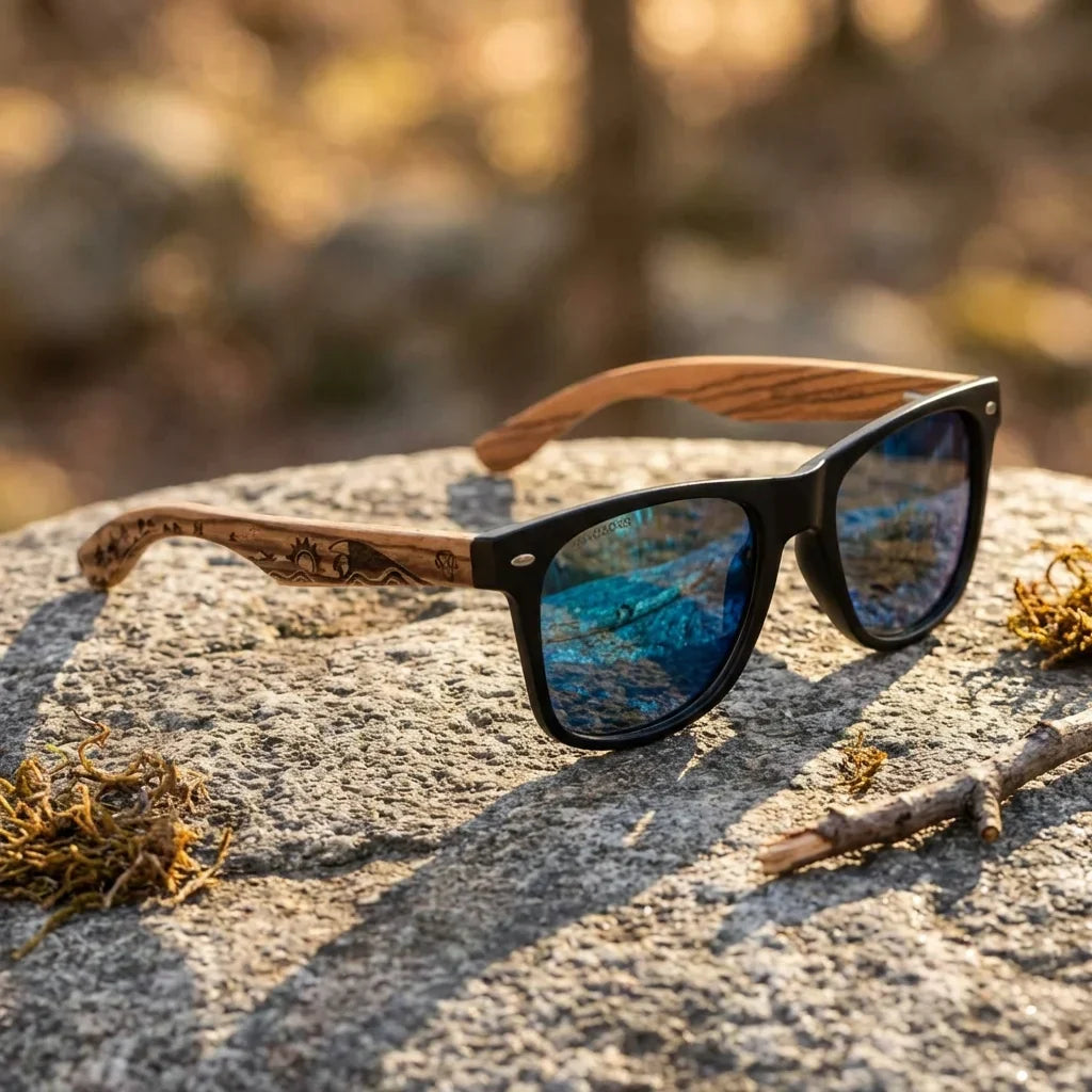 Lentes sol Acacia Designer's polarizados UV400 paisaje patagonico naturaleza sustentable Bonoboss #color_surf-sky