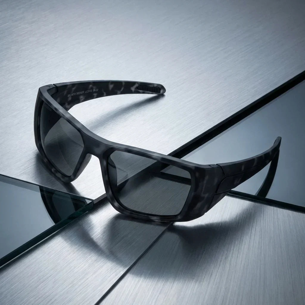 Salmon Seeker lentes deportivos acabado aerodinámico para hombre y mujer #color_dark-camo