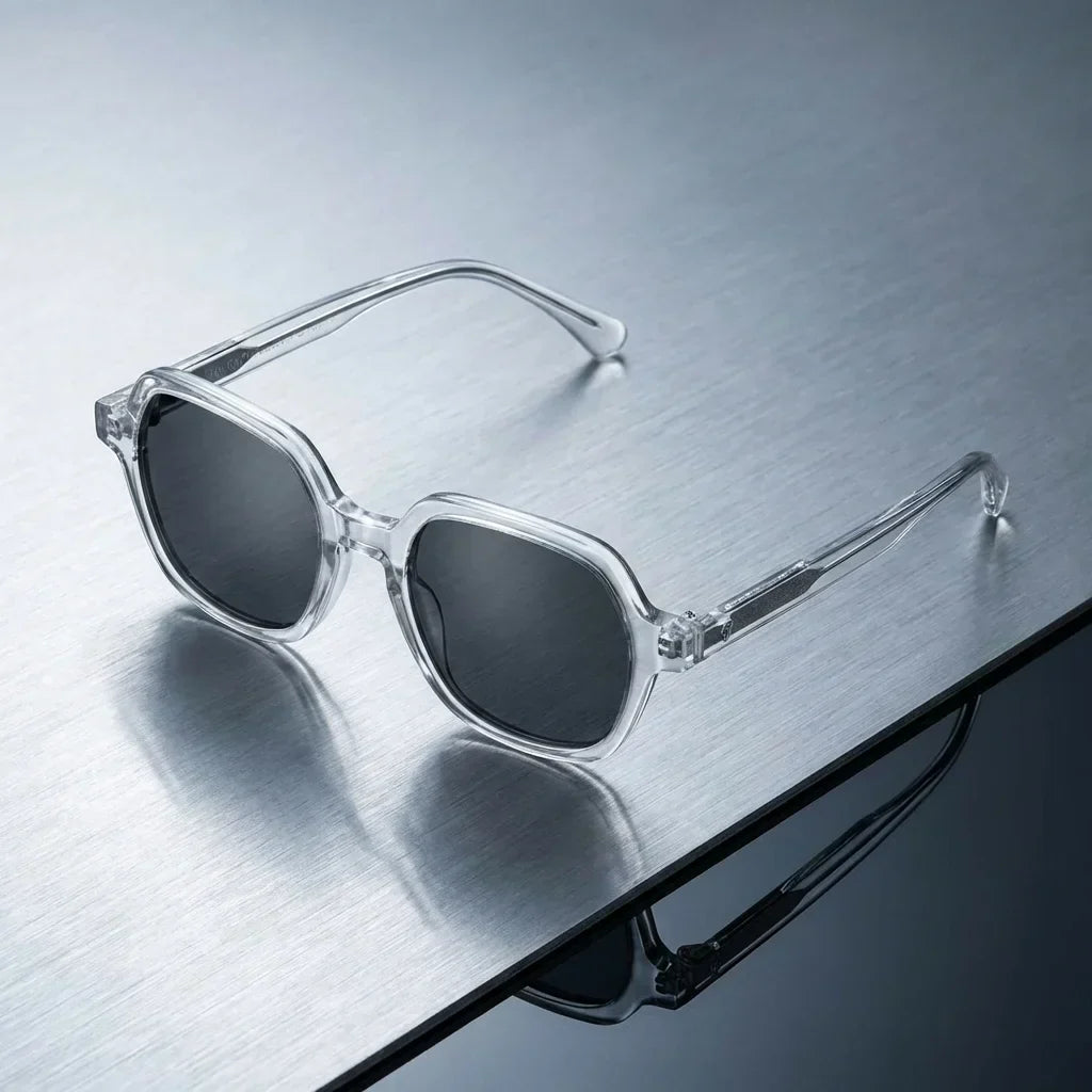 Canarias gafas polarizadas transparente vista frontal para hombre y mujer #color_transparente