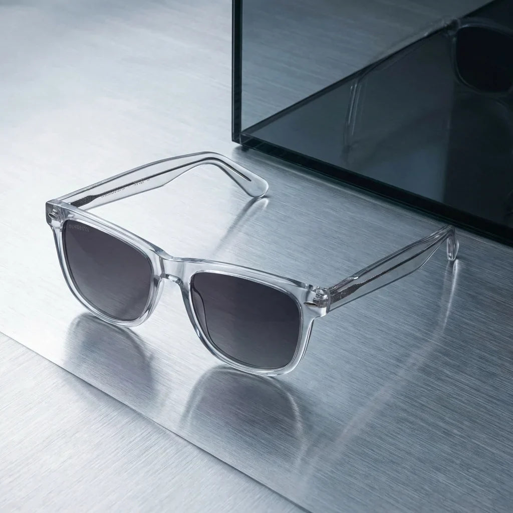 Acacia XL lentes polarizados hombre transparente diseño frontal #color_transparente