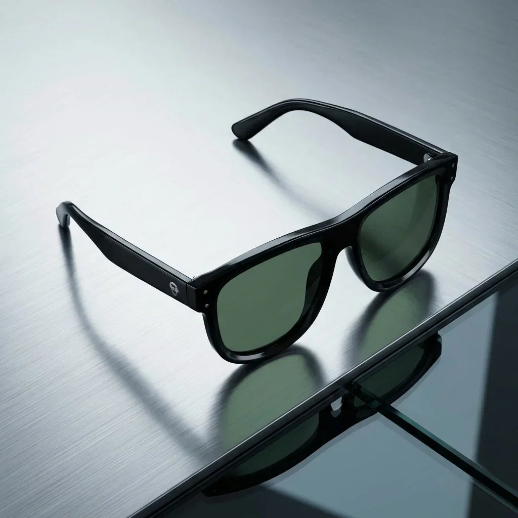 Lentes sol GirlFriend Reverse polarizados UV400 sobre metal cepillado superficie industrial Bonoboss #editorial_grid1 #color_g15