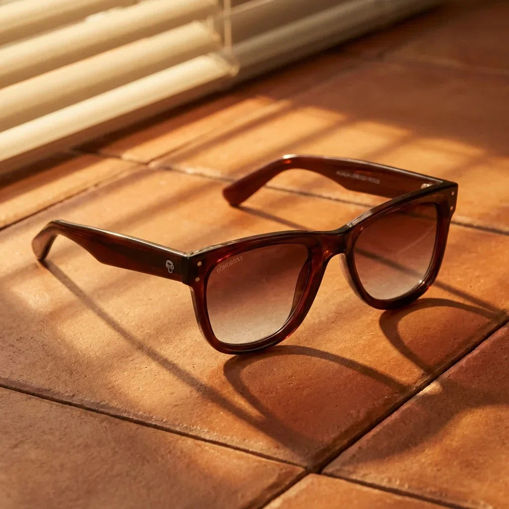Lentes sol Acacia Reverse polarizados UV400 fotografia editorial Bonoboss #color_brown