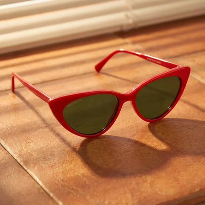Lentes sol Audrey Red polarizados UV400 fotografia editorial Bonoboss #color_rojo