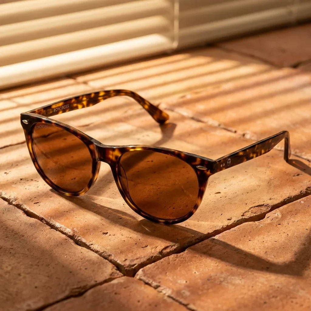 Lentes sol Hanga Roa polarizados UV400 fotografia editorial Bonoboss #color_carey