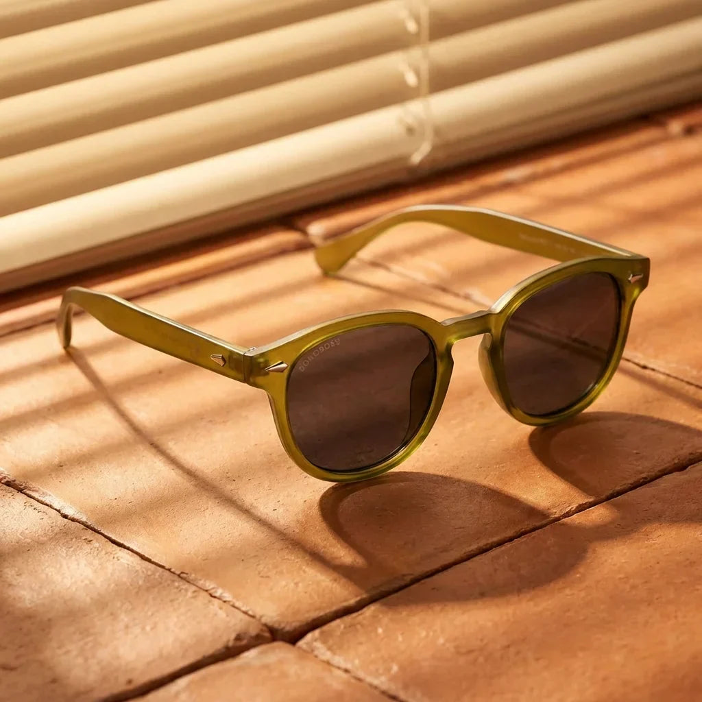 Lentes sol Waimea RPET polarizados UV400 fotografia editorial Bonoboss #color_olive
