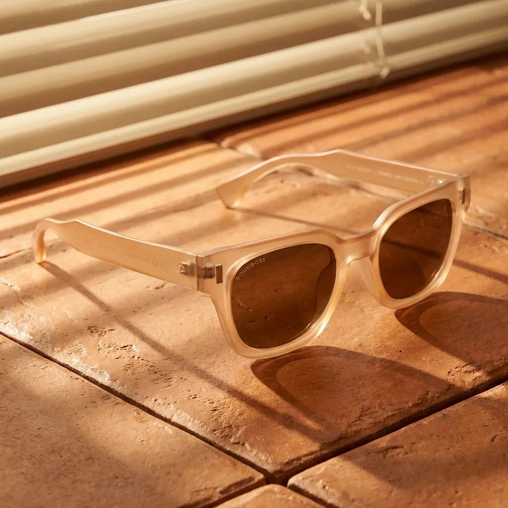 Osorno RPET lentes polarizados hombre champagne vista angulada 3/4 #color_champagne