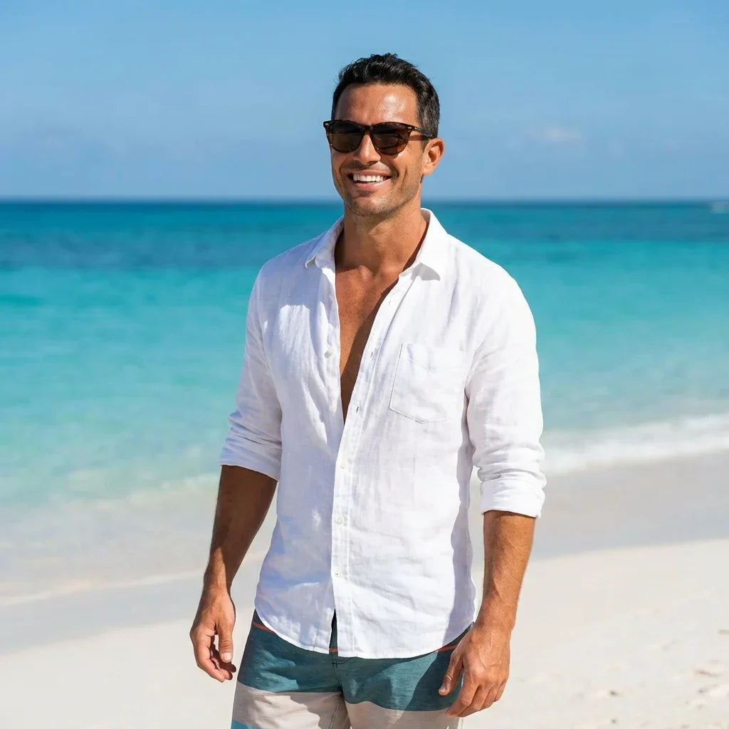 Hanga Roa anteojos de sol carey tortoise vista frontal para hombre #color_carey